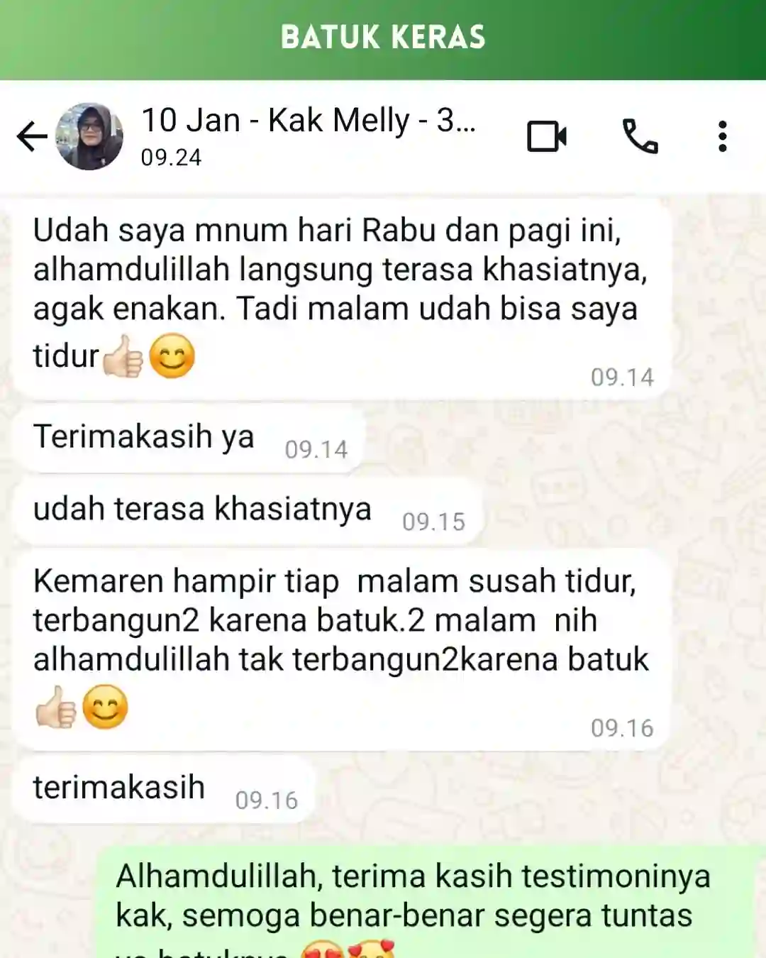 Testimoni pelanggan Etafit 1