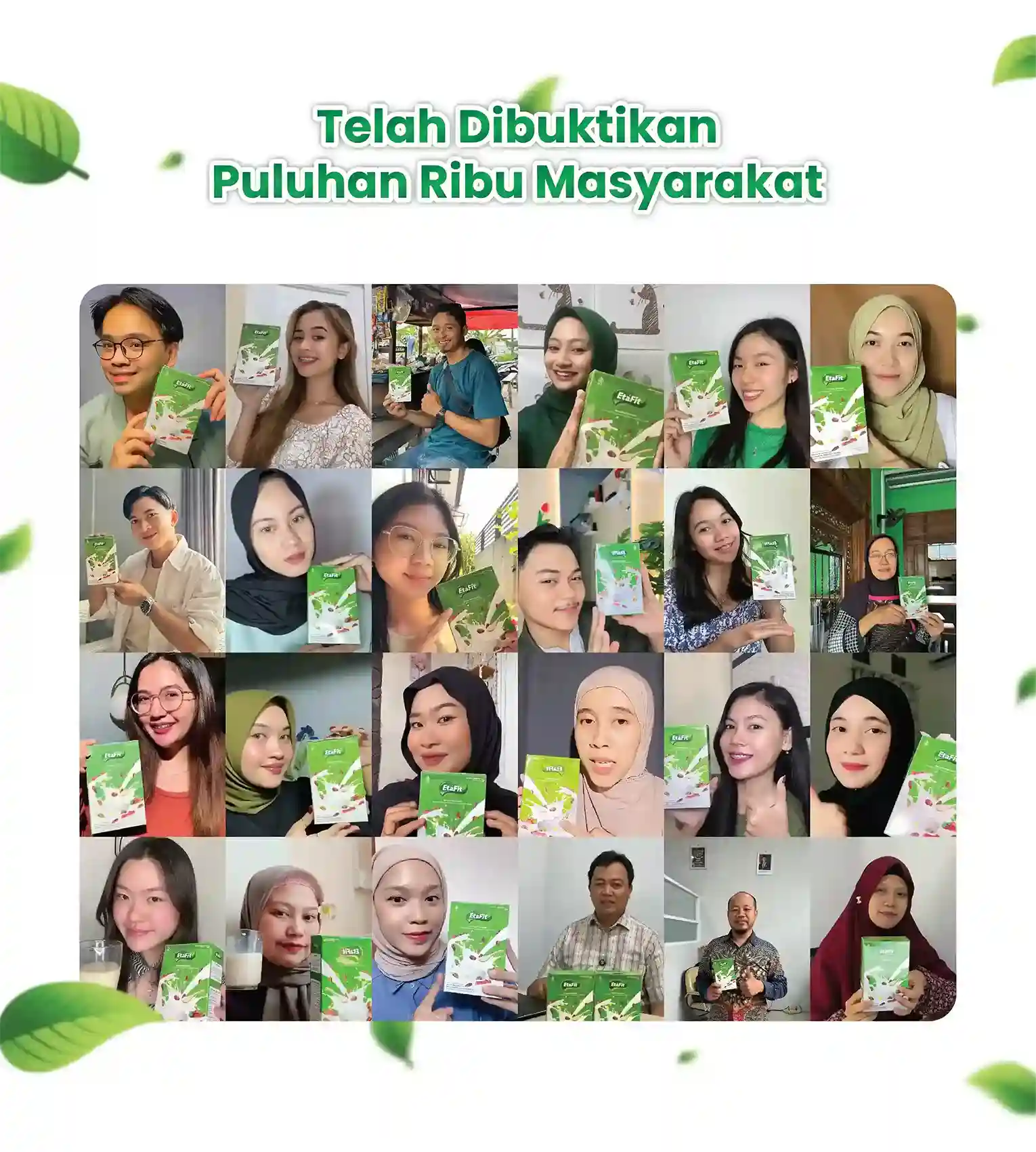 Testimoni pelanggan Susu Etafit